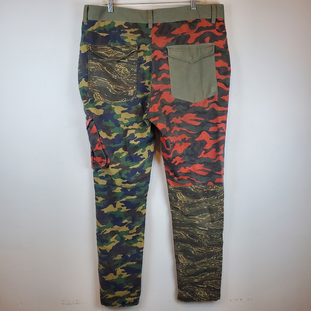 Strivers Row Camp Shield Camo Patchwork Cargo Pan… - image 5